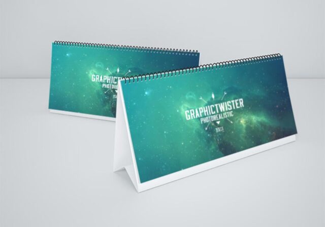Free Simple Calendar Mockup - Mockup City