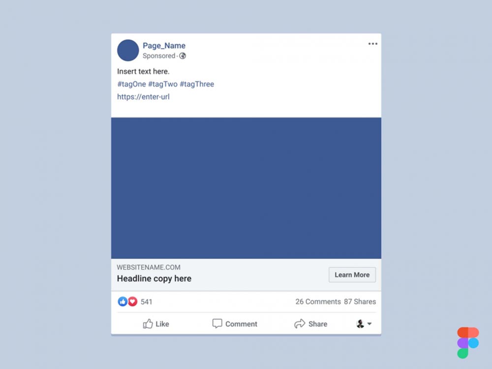 Free Facebook Advertisement Post Mockup