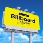Free Rounded Corners Billboard Mockup