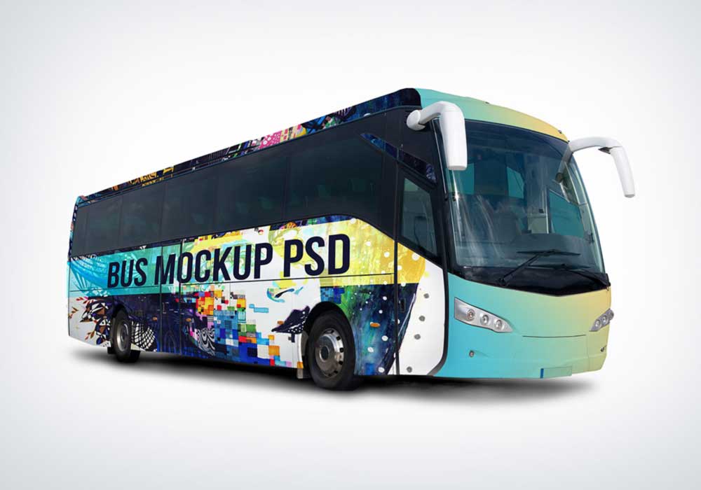 Bus Mockup PSD