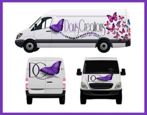 Free Commercial Van Mockup