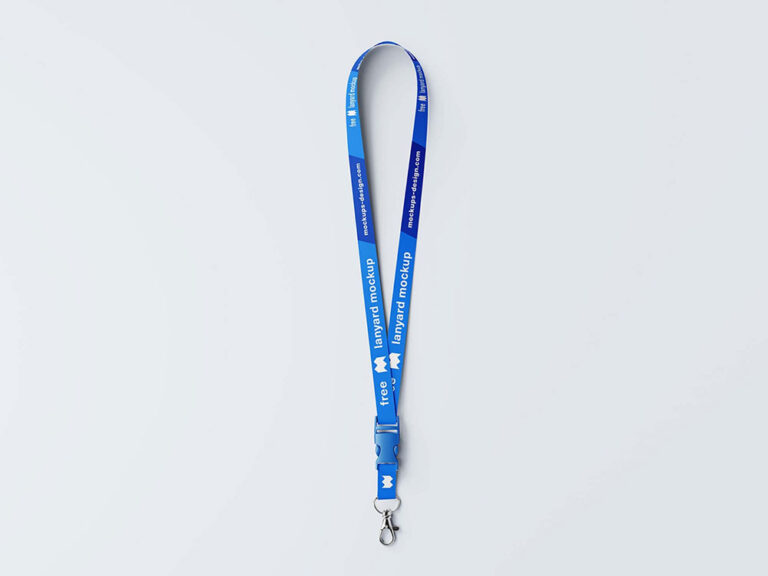 Free ID Lanyard Mockup - Mockup City