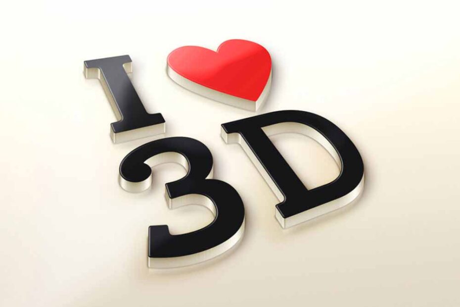 Free 3D Logo PSD Mockup