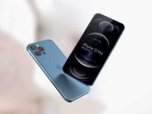 Free Flying iPhone 12 Pro Mockup
