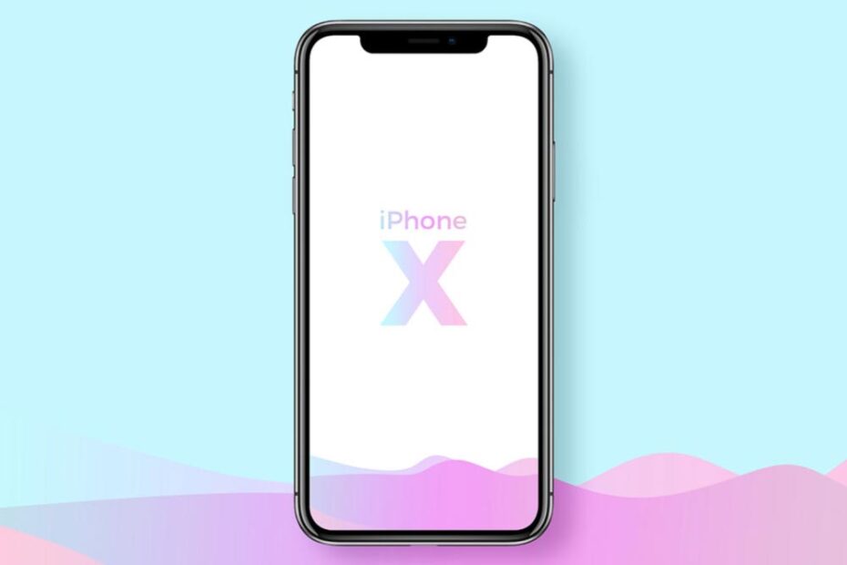 Free Front View iPhone X Mockup