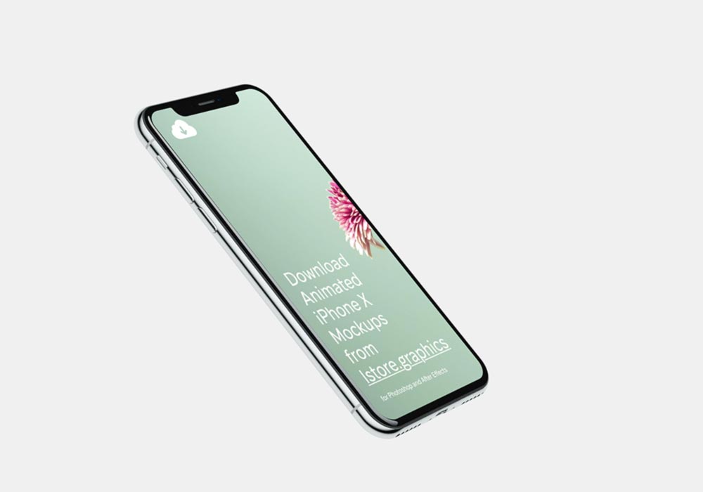 Free Sleek iPhone X Mockup