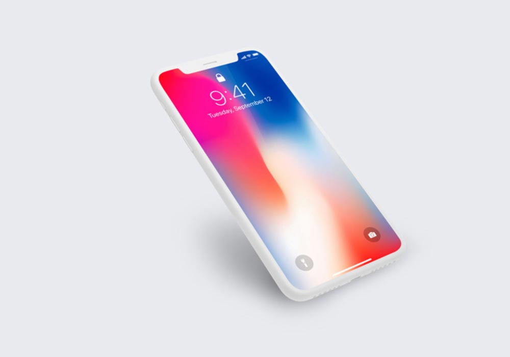 Free iPhone X Clay Mockup