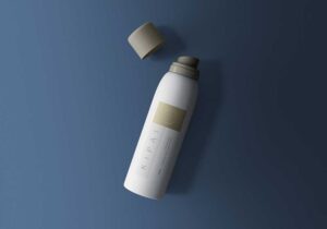 Free Cosmetic Spray Bottle Mockup
