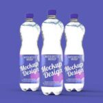 Free Realistic Water Bottle Mockup