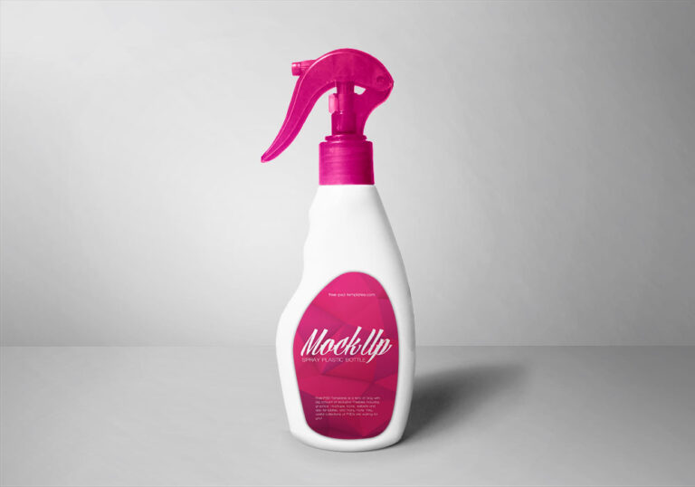 Free Hair Spray Bottle Mockup Mockup City