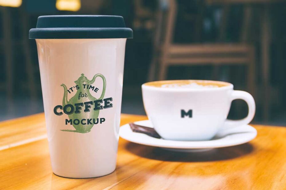 Free Coffee Mug and Cup Mockup