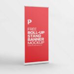 Roll-up Stand Banner Mockup