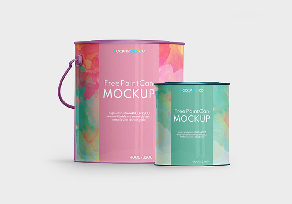 Paint Can Mockup