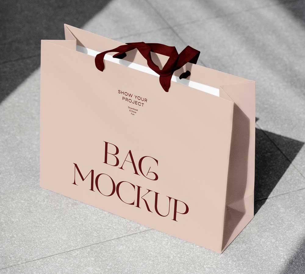 Simple Shopping Bag Mockup