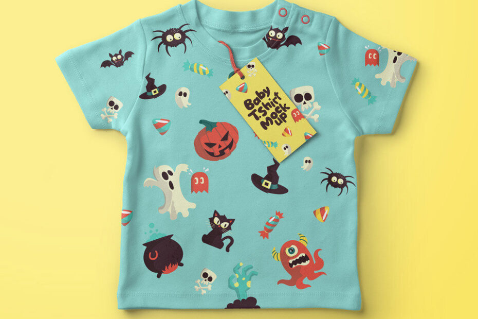Free Baby T-Shirt Mockup