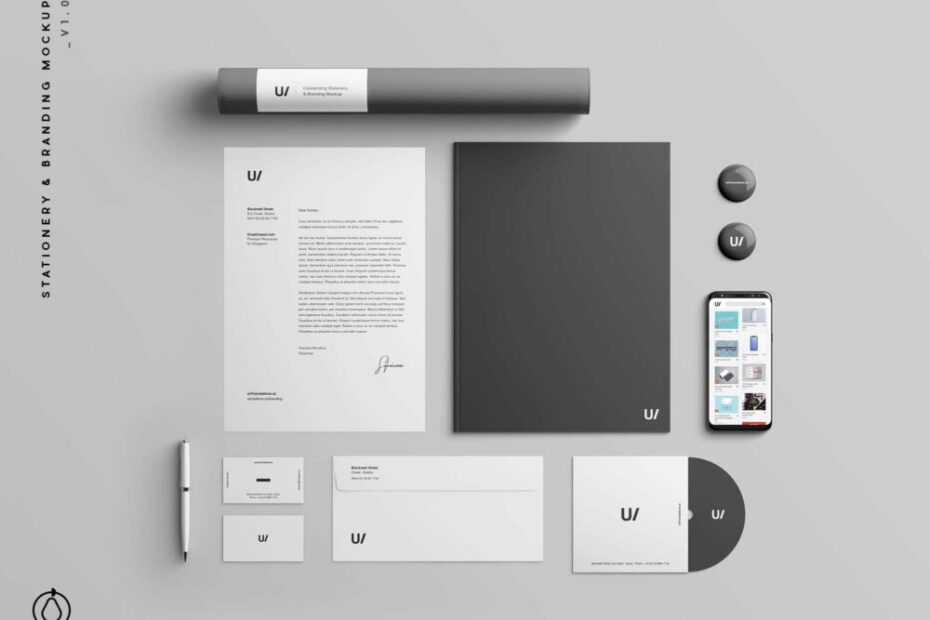 Free Branding and Stationery Mockup
