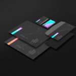 Dark Stationery Branding Mockup Free Dark Stationery Branding Mockup