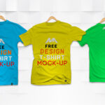 Front and Back T-Shirt Mockup Free Front and Back T-Shirt Mockup