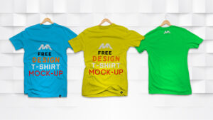 Free Front and Back T-Shirt Mockup
