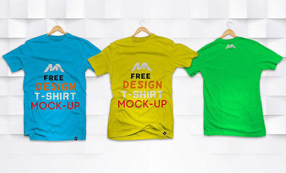 Free Front and Back T-Shirt Mockup