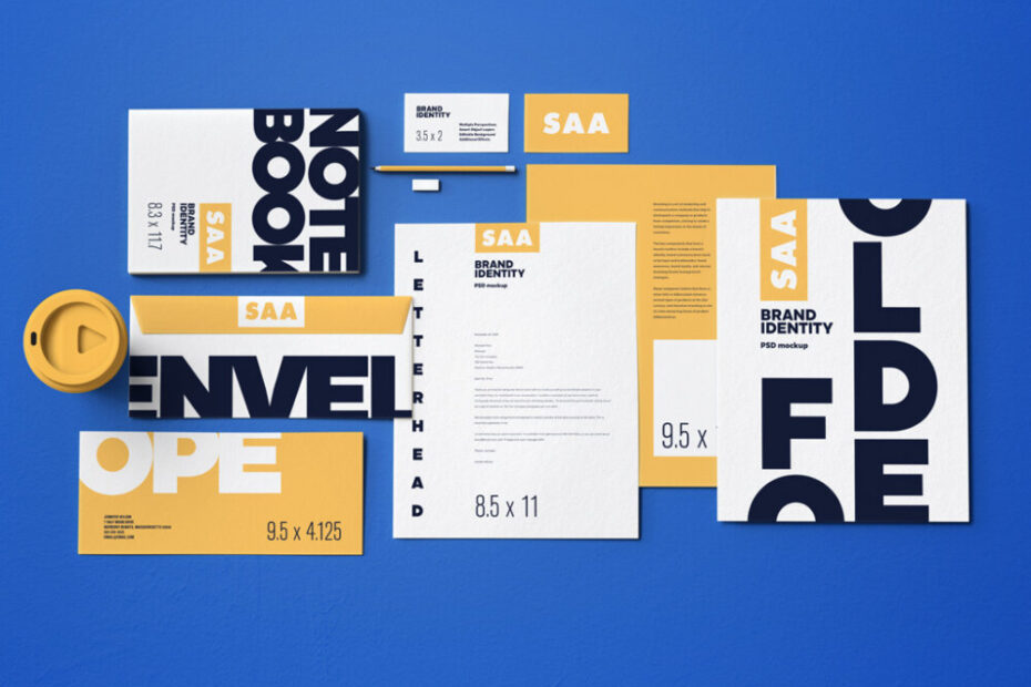 Free Full Brand Identity and Stationery Mockup Bundle