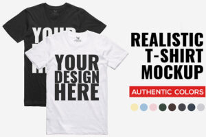 Free Realistic T-Shirt Mockup